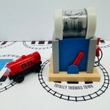 Sodor Oil Depot with Tanker #1 Very Good Condition Wooden - Used