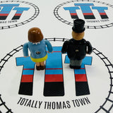 Sir Topham Hatt and Lady Hatt 3D Rare Good Condition Wooden - Used