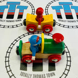 BRIO 33409 People Train #1 Missing 1 Car with 2 Figures Wooden - Used