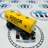 Sodor Fuel Tanker (Learning Curve 2000) Fair Condition Chipping Paint Wooden - Used