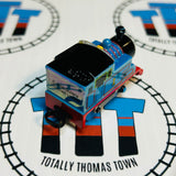 Rainbow Metallic Blue Thomas Peeling Stickers Capsule Plarail Wind Up - Used