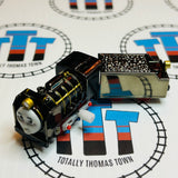 Metallic Surprised Hiro and Tender No Stickers Capsule Plarail Wind Up - Used