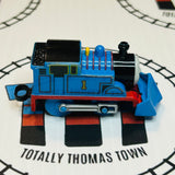 Surprised Thomas with Snowplow #1 Capsule Plarail Wind Up - Used