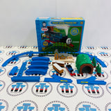 Steam Along Thomas Set with Steam Thomas (working with steam) Used in Box - TOMY