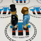 Sir Topham Hatt and Lady Hatt 3D Rare Good Condition Wooden - Used