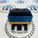 Troublesome Truck Blue with Coal Cargo (2013) Painted Buffers Good Condition Used - Take N Play