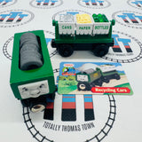 Recycling Cars with Rubber Piece and Card (Learning Curve) Good Condition Wooden - Used
