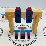 Over the Track Signal #3 Small Chip Wooden - Used