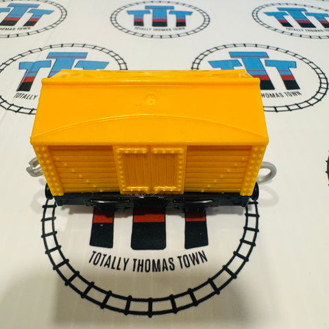 Yellow Box Car Used - Trackmaster Revolution