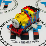 Paint Splattered Thomas Missing Lamp Capsule Plarail Wind Up - Used