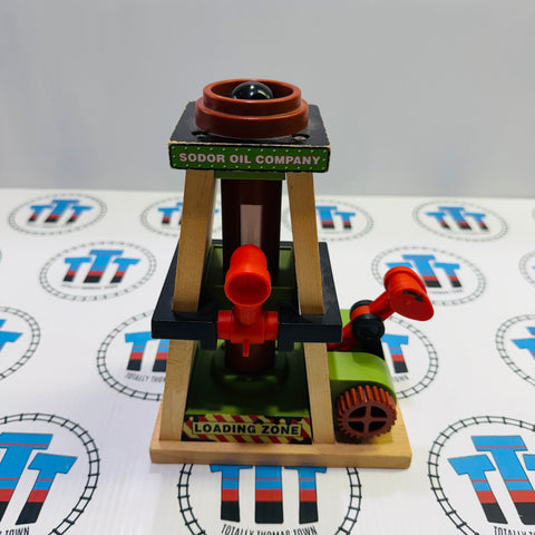 Oil Derrick #3 (Sodor Oil Company) Oil at Top Doesn’t Pop Out - Not working properly Wooden - Used