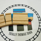 14" Wacky Track 1 Piece Marked/Stained Clickity Clack Thomas Brand Wooden - Used