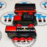 Strasburg 31 Train & Tender with Coach #1 Wooden - Used