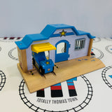 BRIO 33590 Police Station #1 Stained/No Figures Wooden - Used