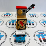 Sodor Cargo Co. Crane #2 Clickity Clack with Cargo Car (1997) Wooden - Used