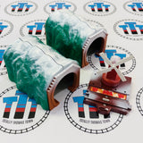 Thomas Holiday Set #1 (No Thomas, Annie, Clarabel, Harold, or Station) Used - TOMY