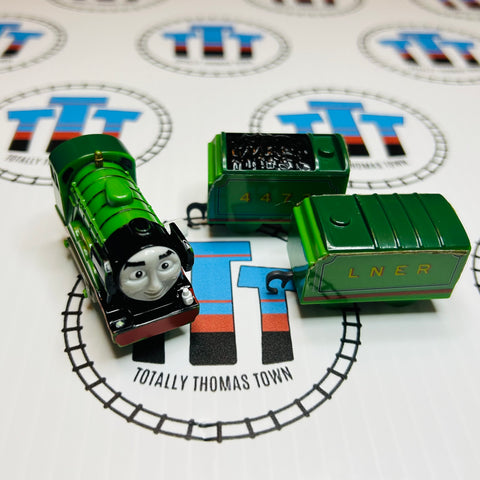 Flying Scotsman with Tenders #3 Missing Pieces Capsule Plarail Wind Up - Used