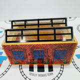 “The Works” Engine Repair Shop Clickity Clack #5 Damaged Knob Hole/Cracked Track Wooden - Used