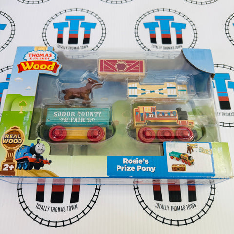 Rosie's Prize Pony (Thomas Wood Mattel Unpainted) Wooden - New