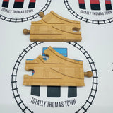 Switch Tracks 3.5" with Knobs - 2 Pieces Thomas Brand Wooden - Used
