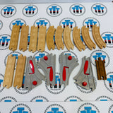 Expansion Track Pack with Adapters Missing Ramps (Thomas Wood Mattel) Used - Thomas Brand