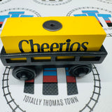 Cargo Car Black with Cheerios Cargo (Learning Curve 1999) Chipping Paint Rare Wooden - Used