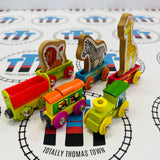 Sesame Street Animal Train Generic Brand Train Wooden - Used