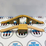 BRIO 33469/33470 Sky Bridge & Stone Tunnel Fair Condition Wooden - Used