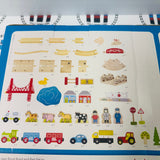 Rural Train and Road Set Set BIGJIGS Rail Wooden - NEW in Box