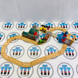 Reg and Percy at the Scrapyard Set #3 Fair Condition Silver Track with Trains - Used
