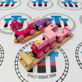 TIER 1: FREE OVER $350 (CAD) - Princess Train with Buffer and Track BIGJIGS Rail Wooden - New in Box