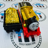 Gold Metallic Thomas and Car (2013 Mattel) Used - Trackmaster Revolution