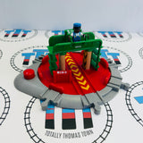 BRIO 33476 Turntable #2 & Figure (Chipped Hand) Wooden - Used