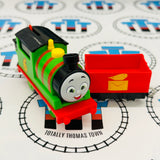 Percy and Mail Car (2021 Mattel) "All Engines Go" Used - Motorized