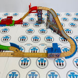 Race Day Relay Set No Trains (Missing Guard Rails) Wooden - Used