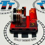 Clear Glitter James Eyes Down Bumper Car Pull Back TOMY -  Used