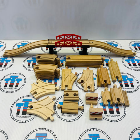 Value Track Pack #20 Generic Brand Wooden - Used