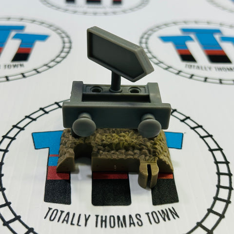 Trackmaster Buffer Track with Sign No Sticker 1 Piece - Used