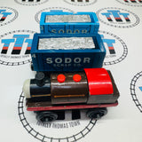 Bertram with Scrap Cars #4 (Learning Curve 2001) Wooden - Used