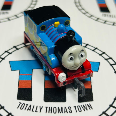 Thomas with Banners Pull Along Capsule Plarail - Used