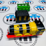 Busy Bee James with Tender no Cargo or Antenna (2013) Poor Condition Used - Trackmaster Revolution
