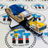 BRIO 33914/33911 Space Shuttle and Rock Finder Car #3 with 1 Figure (Brittle Head) Wooden - Used