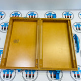 Play and Go Carrying Case (Mattel) Missing Plastic Inserts Wooden - Used