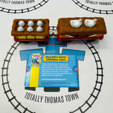 McColls Chicken and Egg Cars with Sound (2008) with Character Card Good Condition Used - Take Along