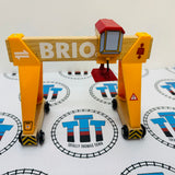 BRIO Gantry Crane 33732 Wooden - Used
