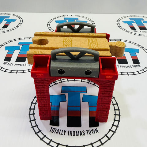 Stacking Riser Straight Marked as Shown Wooden - Used