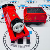 Troublesome Traps James Fair Condition Worn Tender (2013) Mattel Used - Trackmaster Revolution