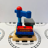 Sodor Cargo Drop with Fair Condition Cargo Car & Cargo #3 Wooden - Used