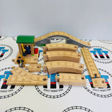 Conductor’s Figure 8 Set #2 Fair Condition/Small Marks/Stiff to Pull Wooden - Used