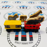 Thomas at the Zoo Set Complete with Trains #1 (Writing on Bottom/Fair Condition Character Cards) Some fish don’t spin properly Wooden Rare - Used